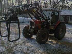 Ciągnik rolniczy Massey Ferguson 3060 z ładowaczem i chwytakiem korbanek używane maszyny rolnicze