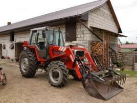 Ciagnik rolniczy Massey Ferguson 690 + ładowacz + krokodyl korbanek.pl