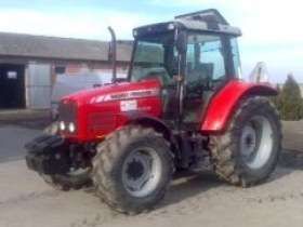 Używany Massey Ferguson 5455 rok produkcji 2005 lewy bok