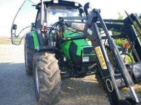 Deutz Fahr Agrotron 100 z ładowaczem Stoll