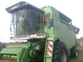 Używany kombajn zbożowy DEUTZ-FAHR TOPLINER 8XL rok produkcji 1999 wyposażony w heder 6,3m wózek do hedera klimatyzację korbanek.pl