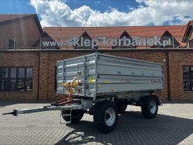 Przyczepa burtowa Cynkomet T-104/6 10 ton