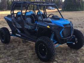 quad RZR Polaris Turbo 184 KM wersja niebieska atv dla czterech osób korbanek.pl