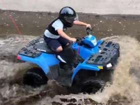 Quad używany Polaris Sportsman 110 prawy przód atv dziecięcy