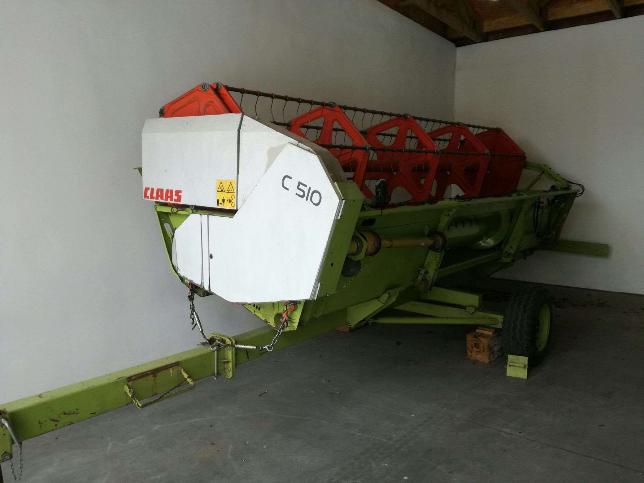 Heder zbożowy Claas C510