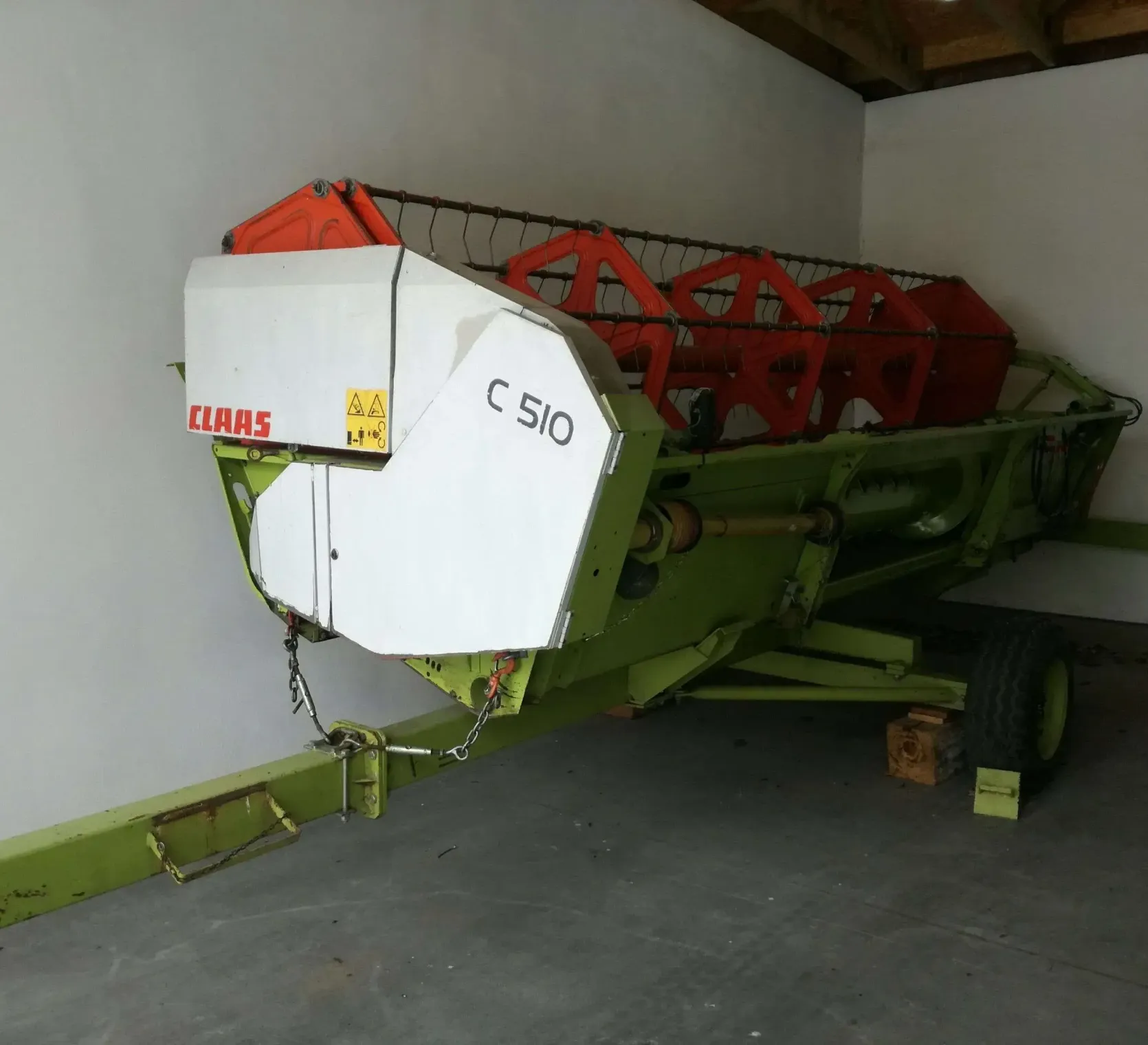 Heder zbożowy Claas C510