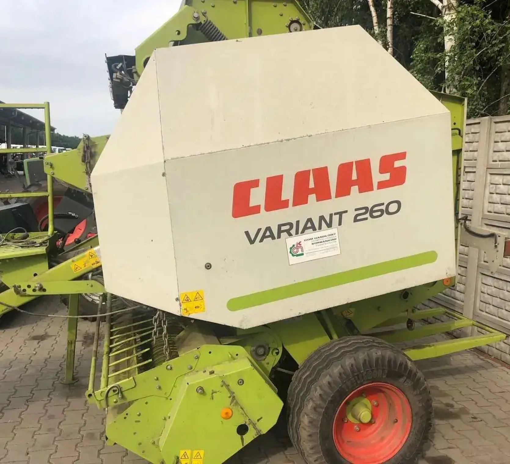Claas variant 260 prasa używana zmiennokomorowa 