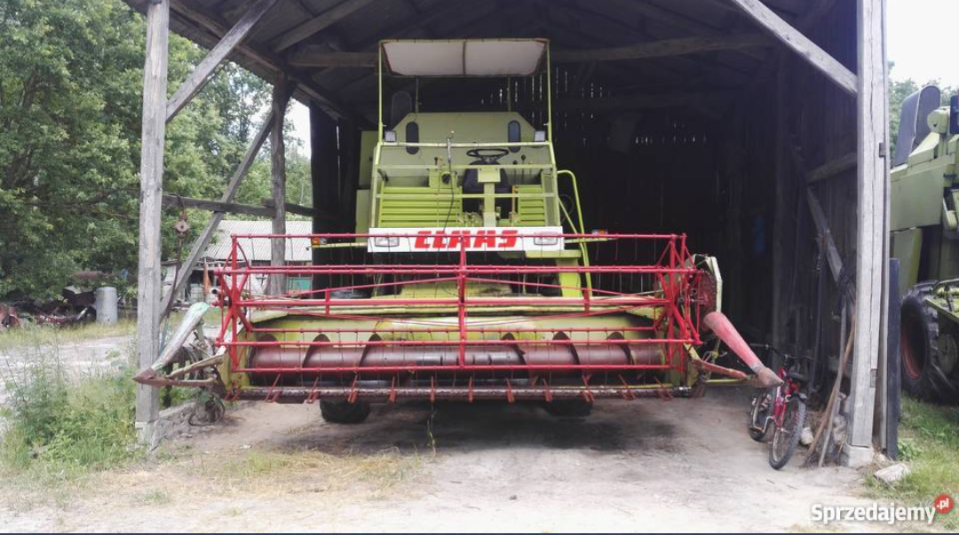 Używany kombajn zbozowy Claas