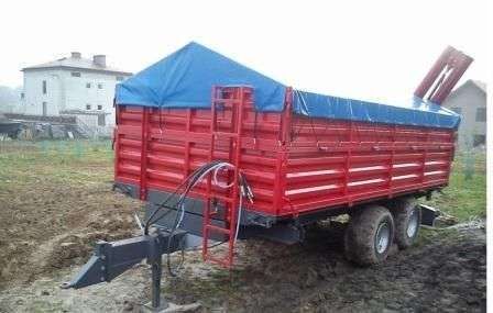 do sprzedania używana przyczepa tandem 10 ton rok produkcji 2013