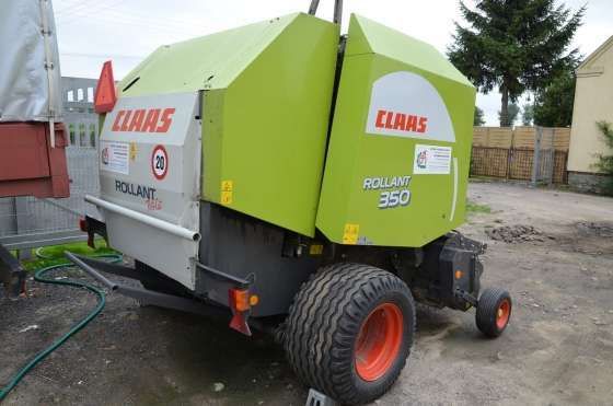 Używana Prasa zwijająca Claas Rollant 350 2008 r widok z prawej strony