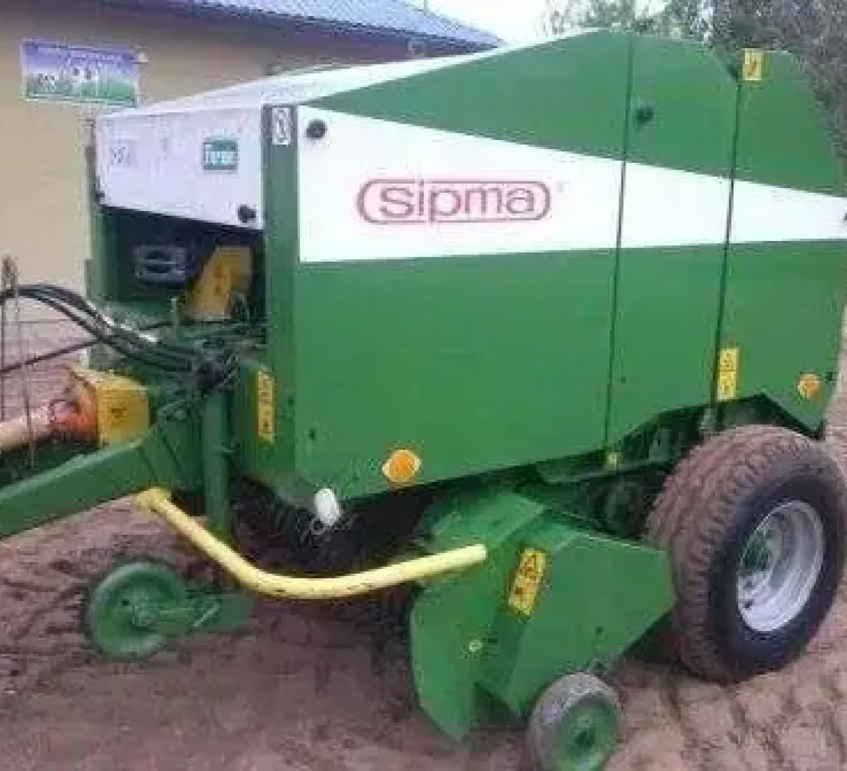 do sprzedania używana prasa Sipma 279/1 Farma II zielono biała jak nowa