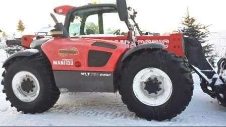 Ładowarka teleskopowa Manitou MLT732 120 LSU na placu