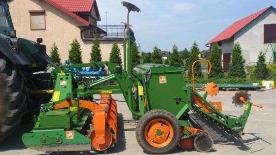 Siewnik Amazone używany z broną wirnikową