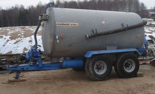 Wóz asenizacyjny Pomot Chojna 6700 L dwie ośie korbanek.pl