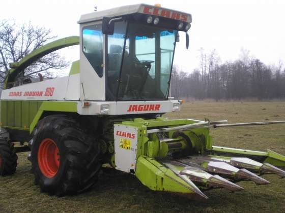 Używana Sieczkarnia samojezdna Claas Jaguar 800 widok z lewej strony