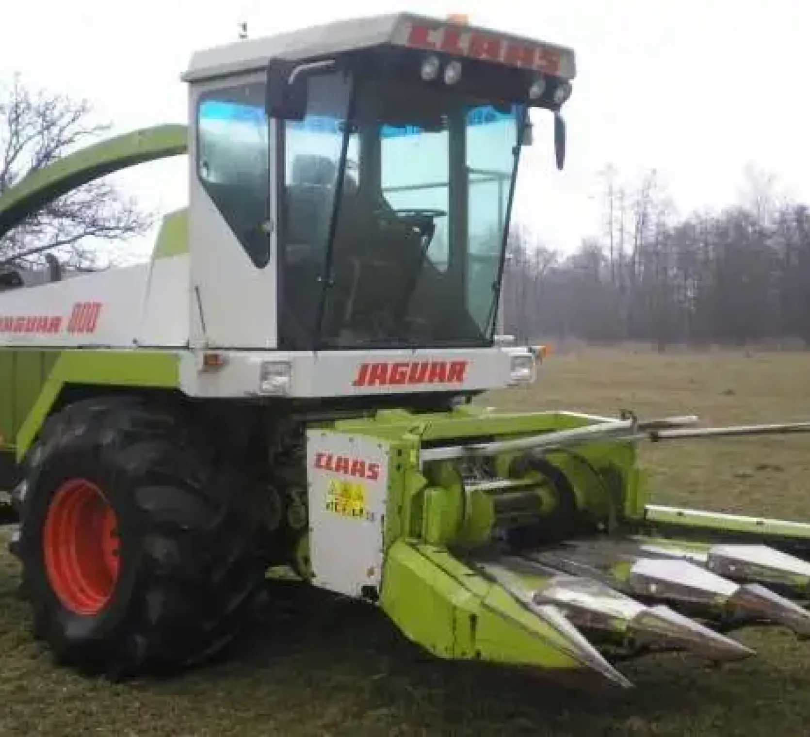Używana Sieczkarnia samojezdna Claas Jaguar 800 widok z lewej strony