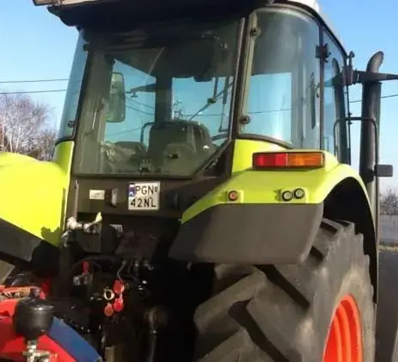 Claas Ares 616 RX jasnozielony ciągnik rolniczy