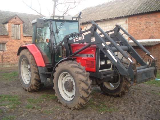 Niezawodny ciągnik rolniczy 6170 z 1997 roku z ładowaczem czołowym