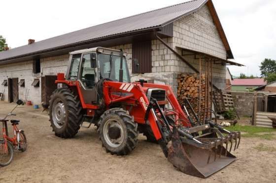 Ciagnik rolniczy Massey Ferguson 690 + ładowacz + krokodyl korbanek.pl