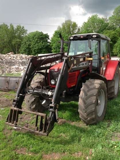 Używany zadbany dobry stan Ciągnik rolniczy Massey Ferguson 5465 korbanek