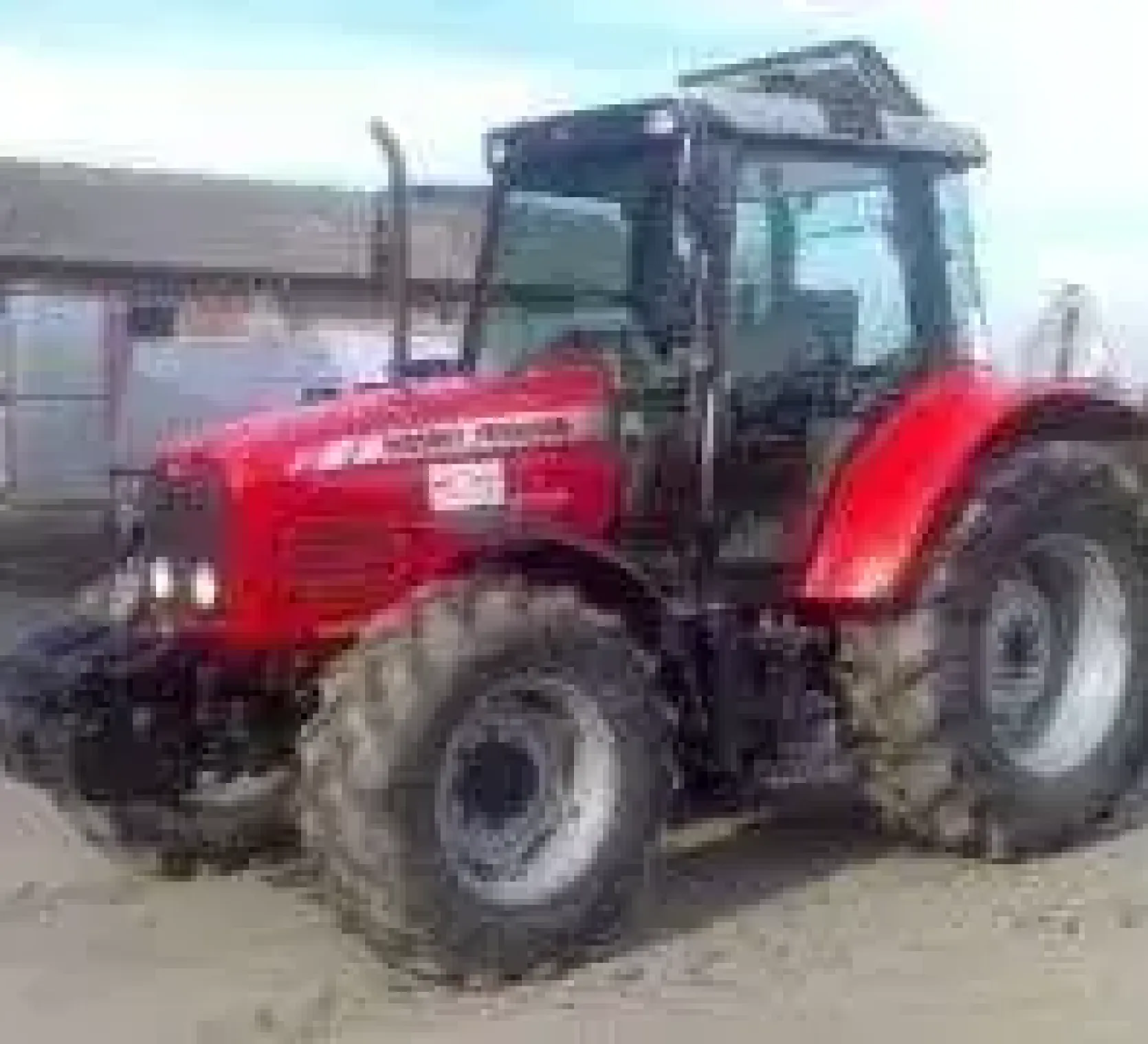 Używany Massey Ferguson 5455 rok produkcji 2005 lewy bok