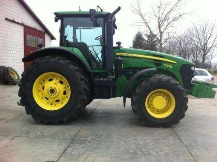 John Deere 7730 na placu stan idealny zadbany korbanek