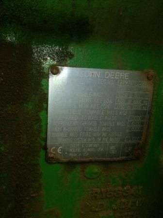 Tabliczka znamionowa John Deere 8220 korbanek.pl