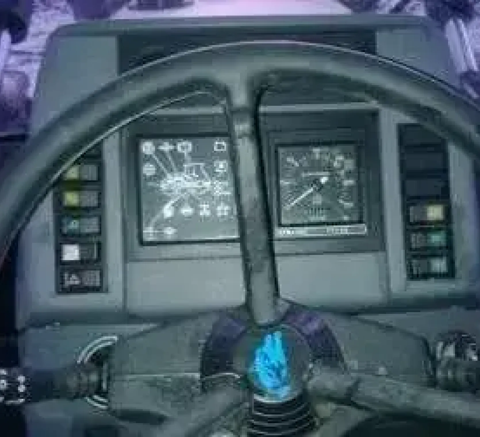 Kierownica we wnętrzy kabiny używanego ciągnika Lamborghini z 6-cylindrowym silnikiem