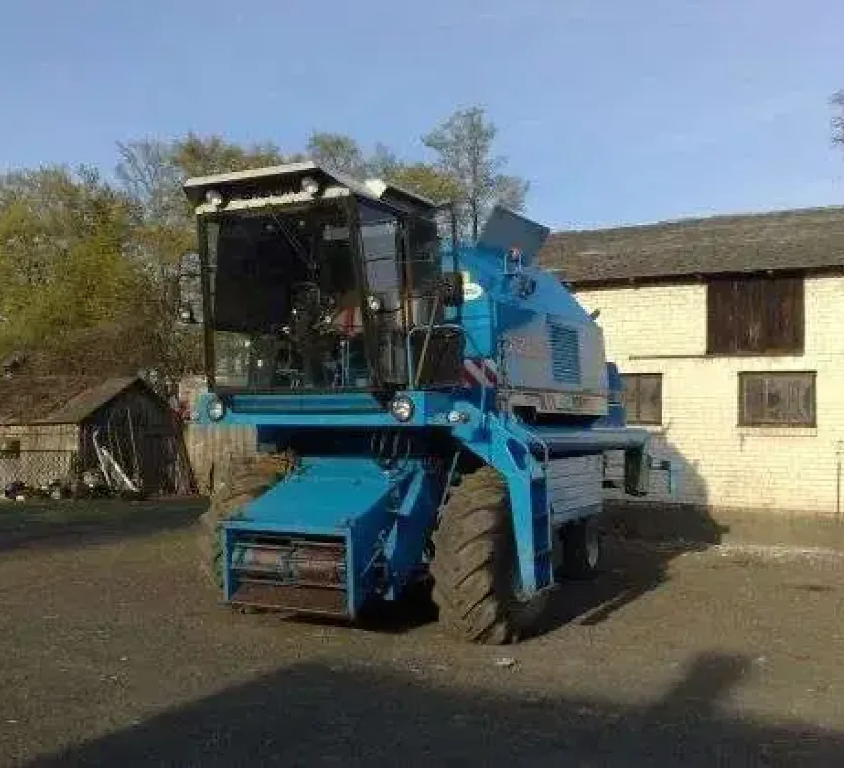 używany kombajn zbożowy Bizon Rekord Z 058 1996 r w bardzo dobrym stanie technicznym