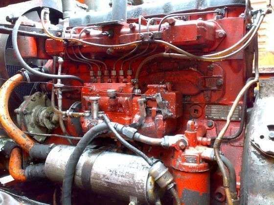 silnik z osprzętem kombajn zbożowy używany Bizon Rekord Z058 1986 r