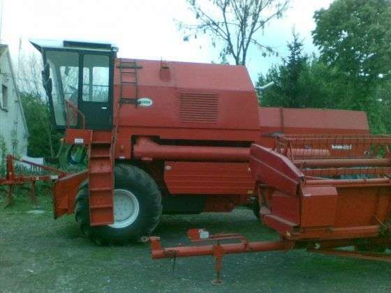 kombajn zbożowy Bizon Rekord Z 058 1995 r używany z hederem 