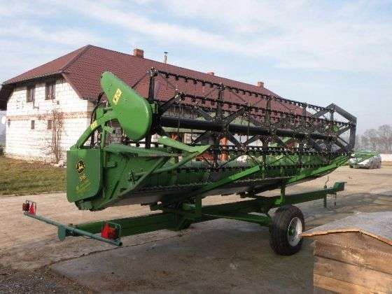 Zdjęcie hedera do kombajnu uzywanego John Deere 1450 CWS.