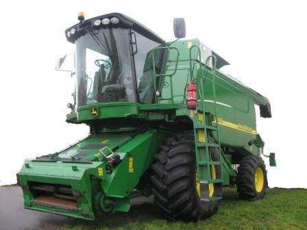  WTS 9650i JD kombajn maszyny rolnicze korbanek na polu