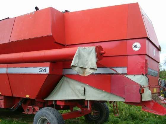 Tył zbiornik na zboże kombajn massey ferguson mf 34