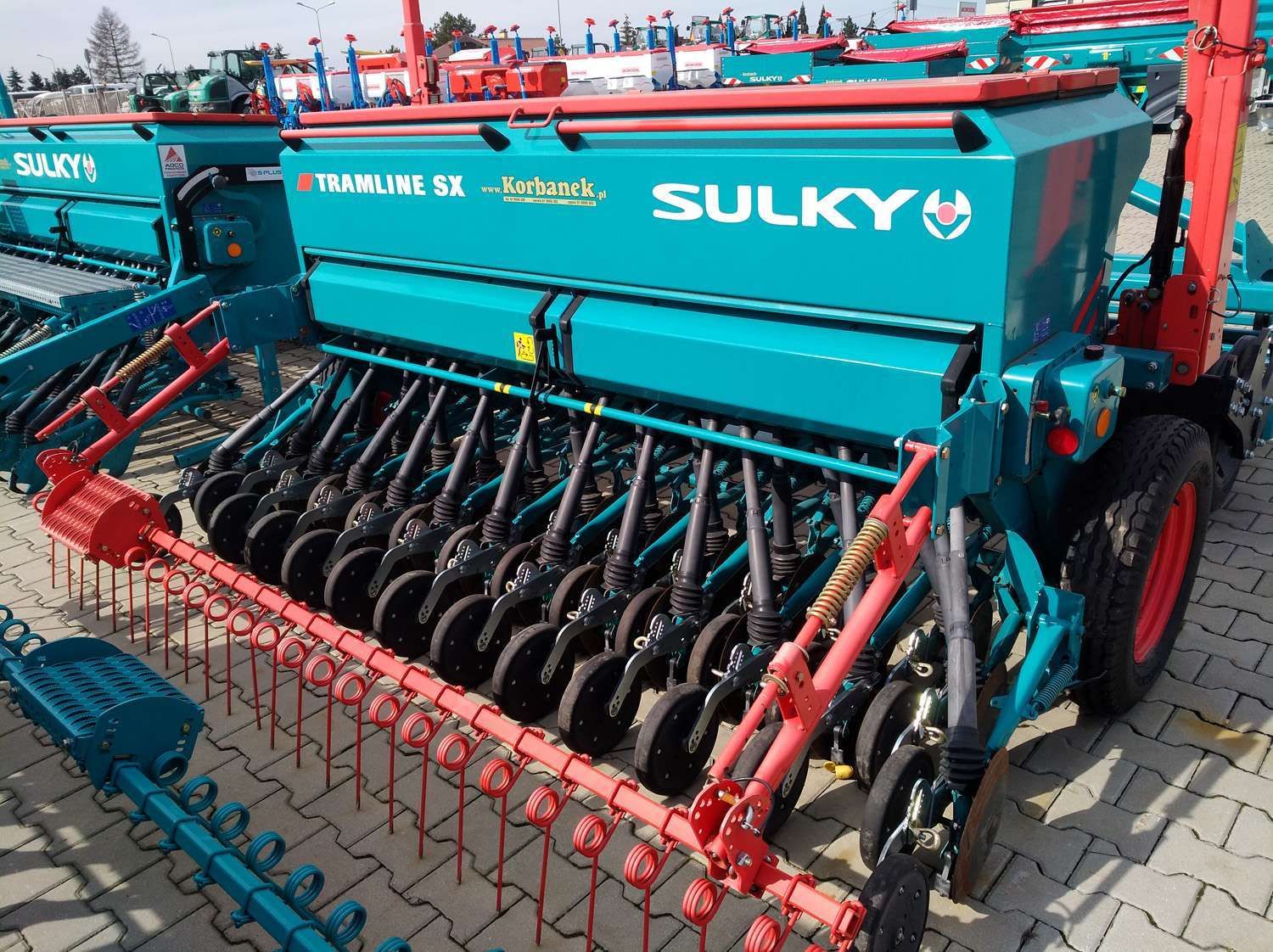 Zbożowy siewnik mechaniczny SULKY zawieszany