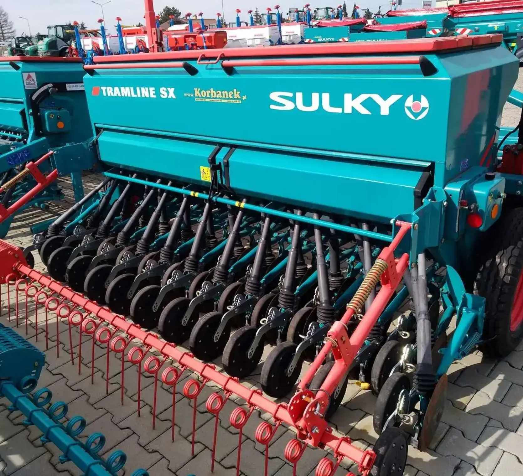 Zbożowy siewnik mechaniczny SULKY zawieszany