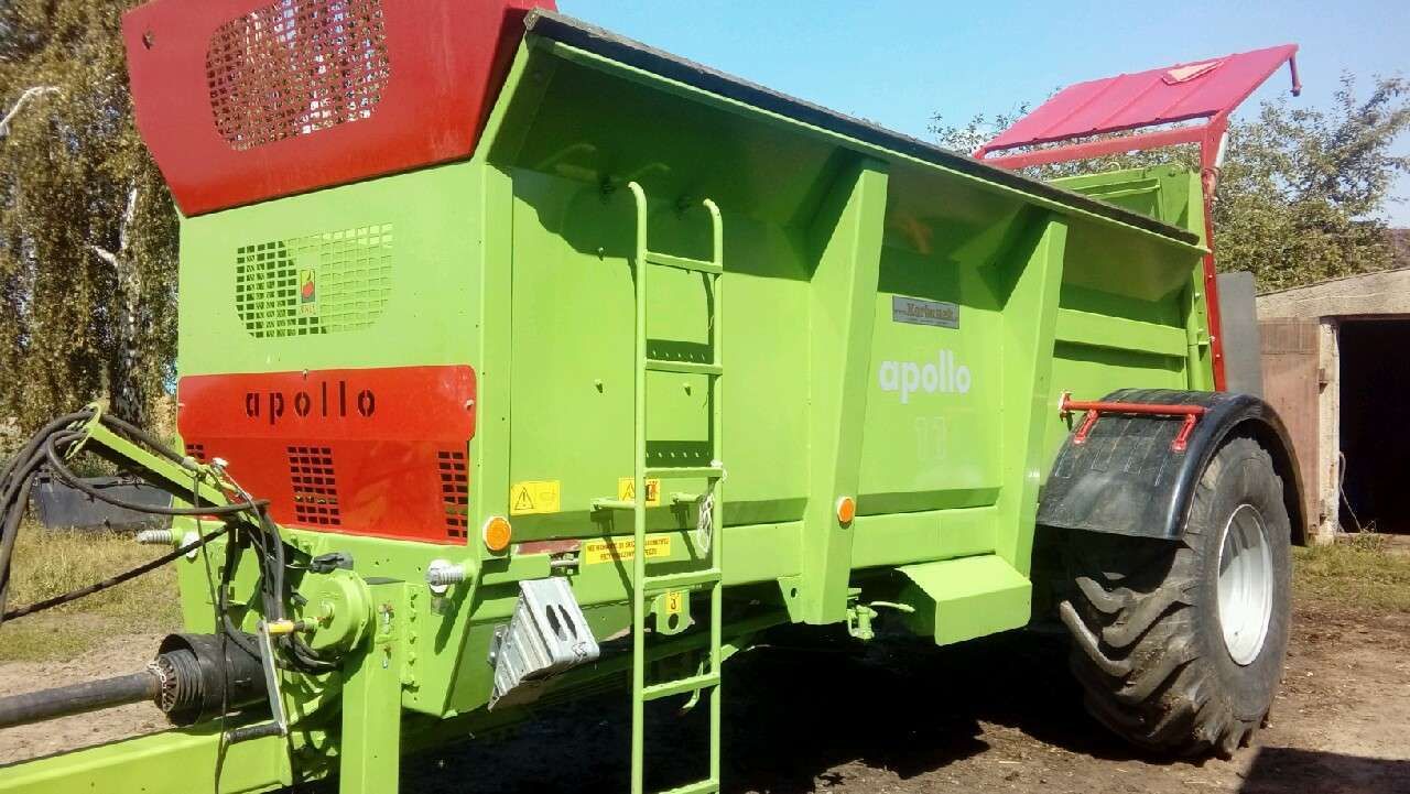 Okazja sprzedam Używany Rozrzutnik obornika Agromet Brzeg Apollo 