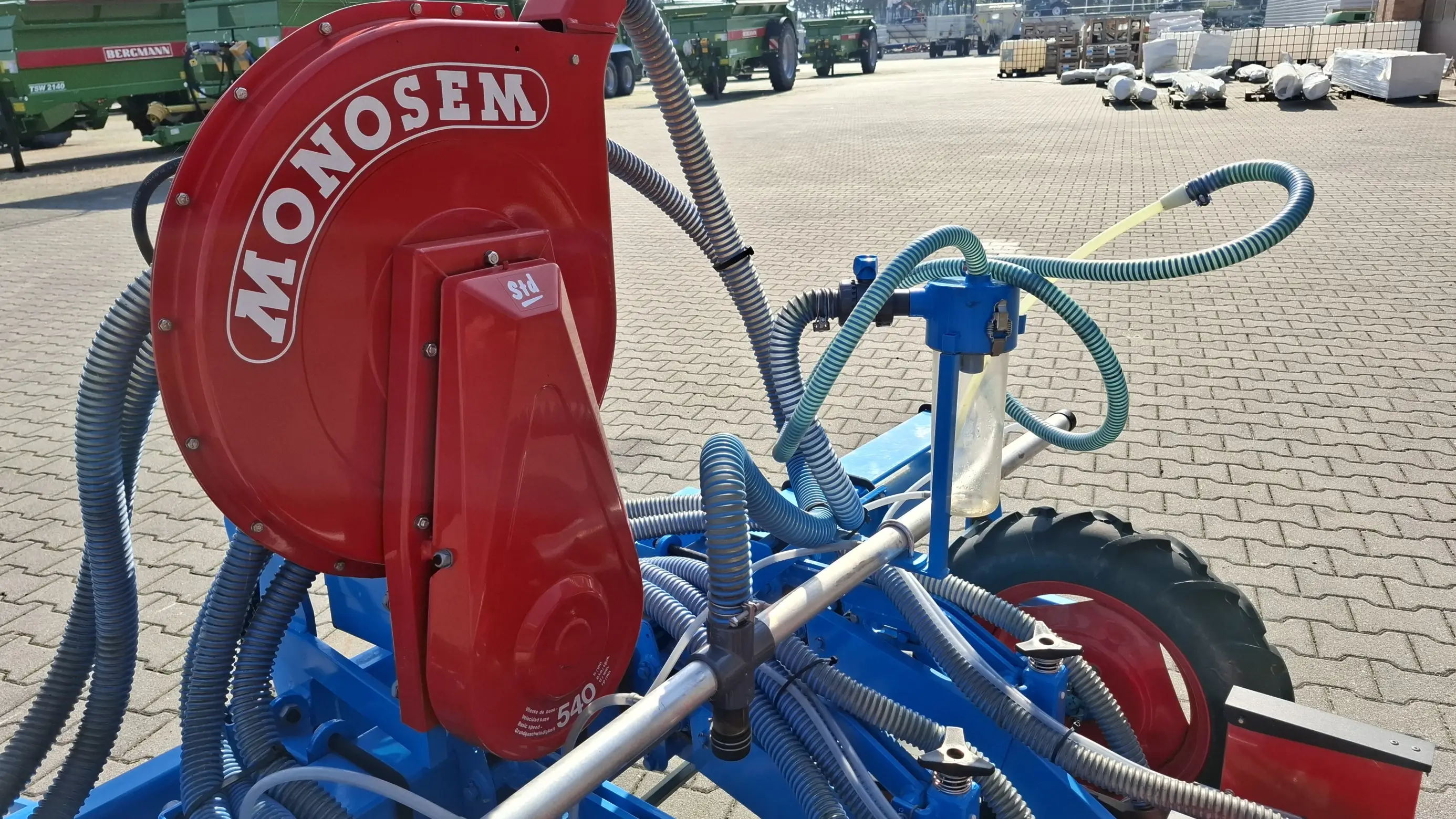 Turbina i odkurzacz do nasion