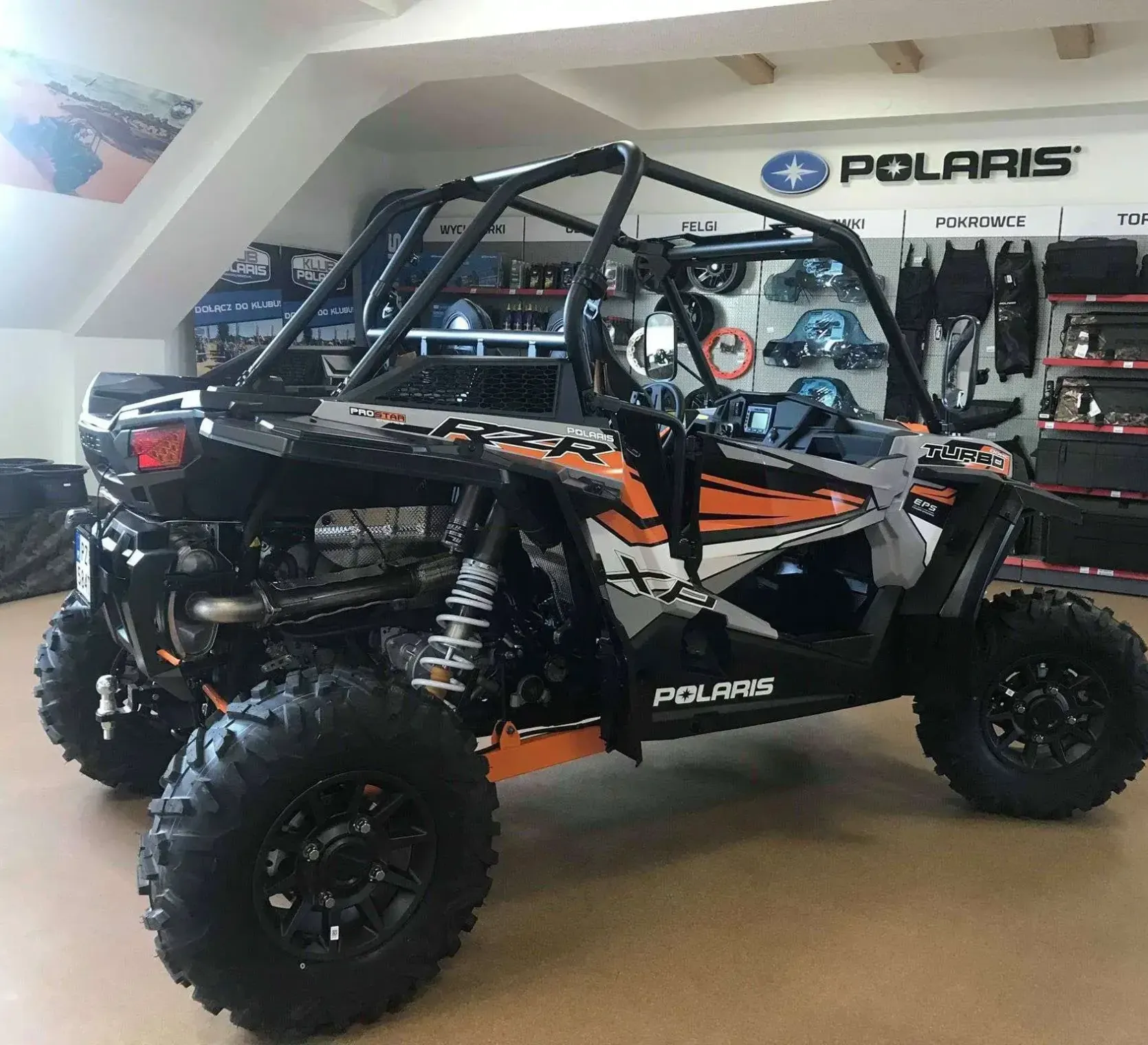 prawy bok  Polaris RZR XP Turbo EPS pokazowy