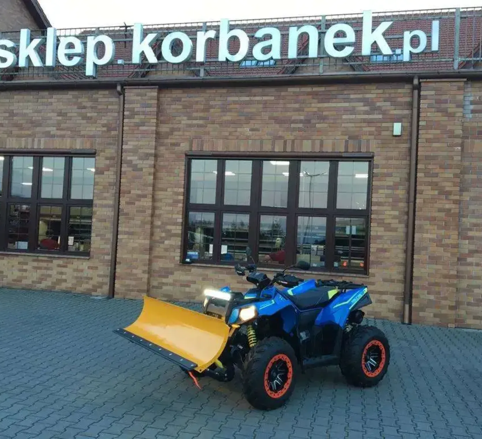 Scrambler 1000 Xp Polaris pług snieżny koła bedlock korbanek.pl