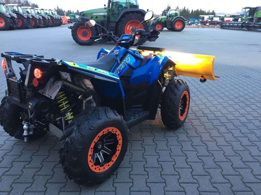 Polaris XP 1000 Scrambler ADC podniesiony pług snieżny korbanek.pl