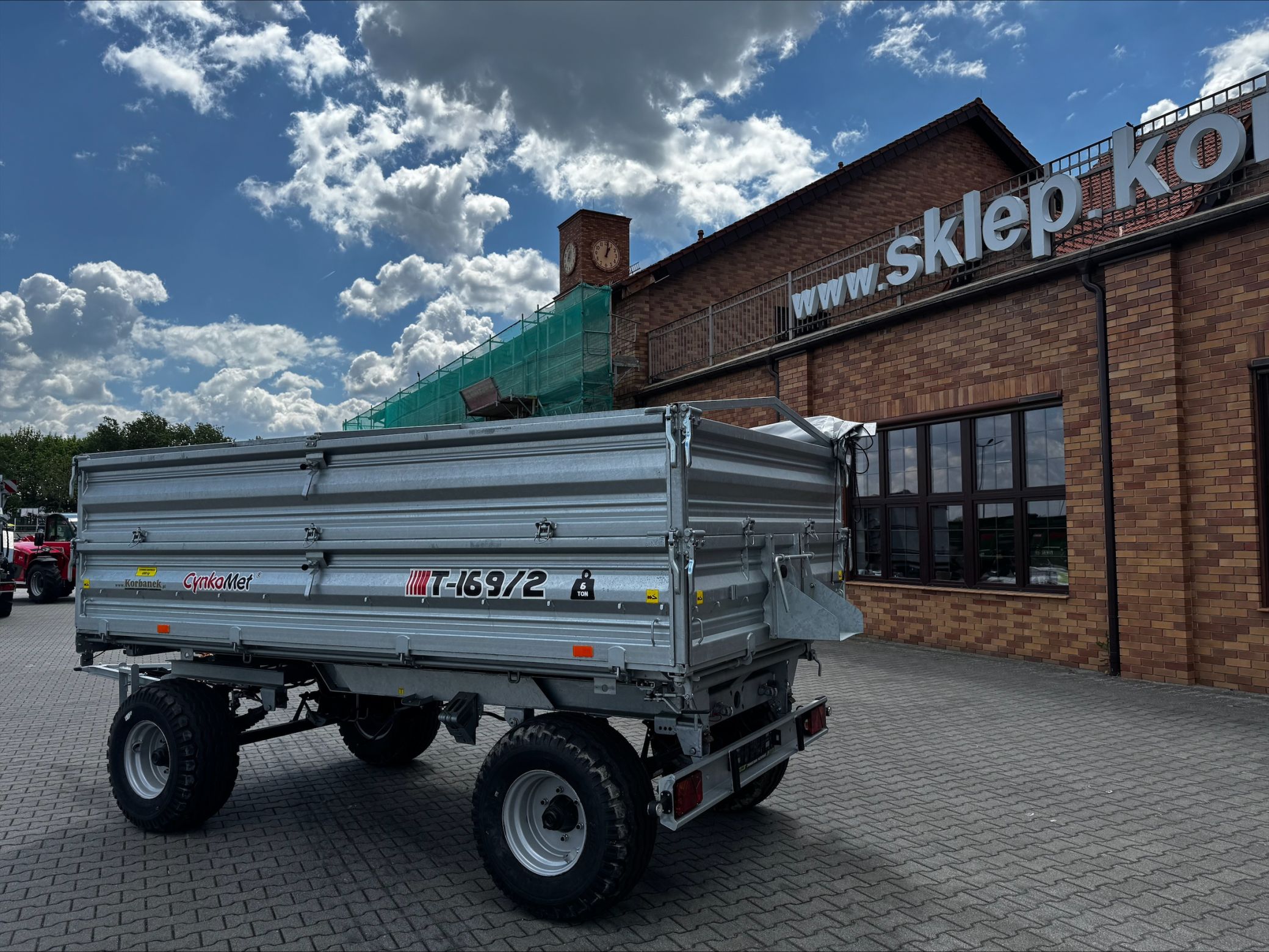 Przyczepa burtowa Cynkomet T-169/2 6 ton