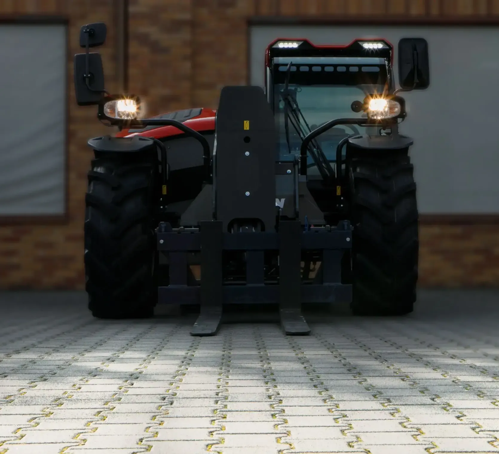 Ładowarka teleskopowa Faresin 7.32 Compact Bosch Deutz przód maszyny oświetlenie
