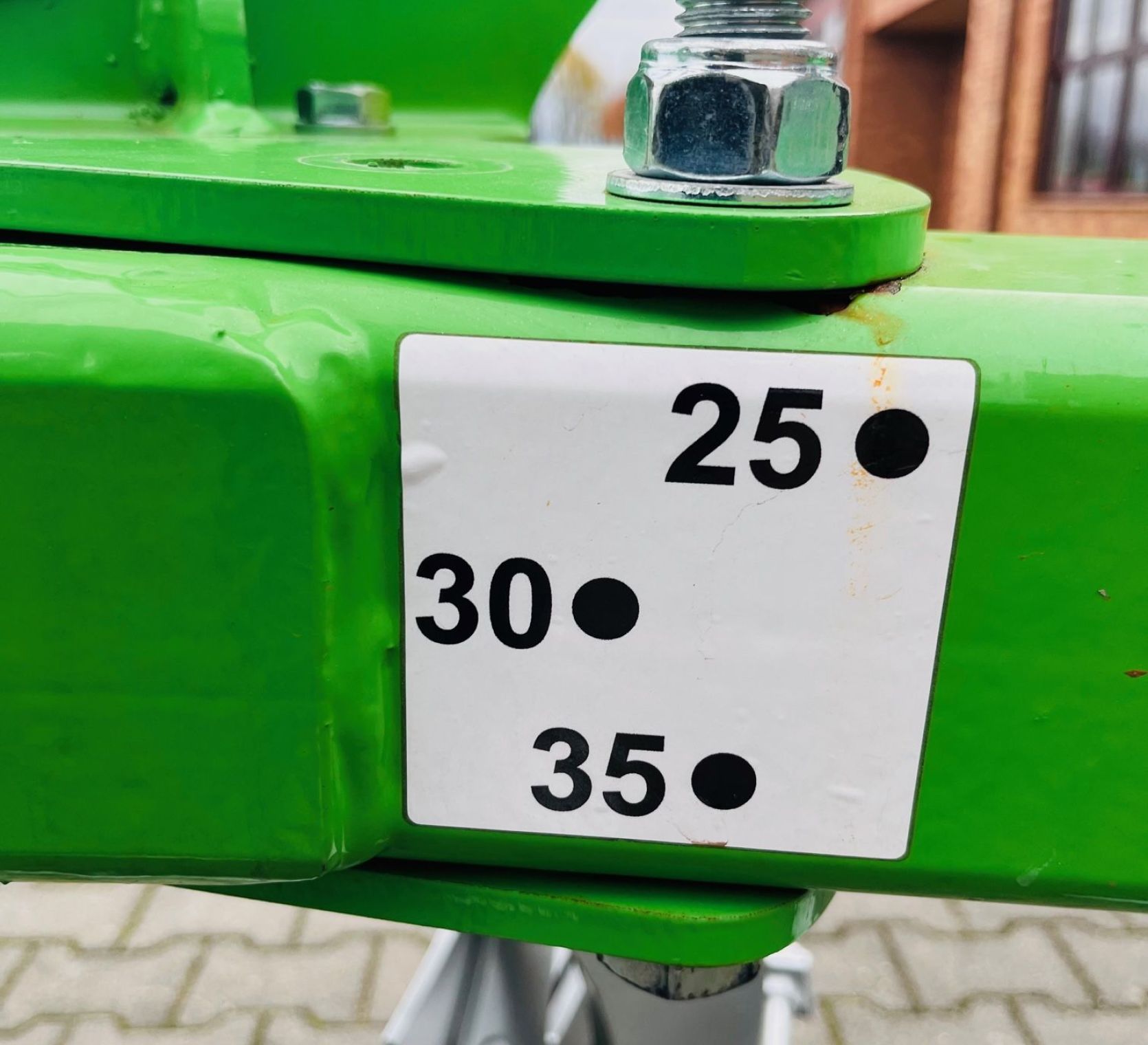 Pług obracalny BOMET możliwe szerokości