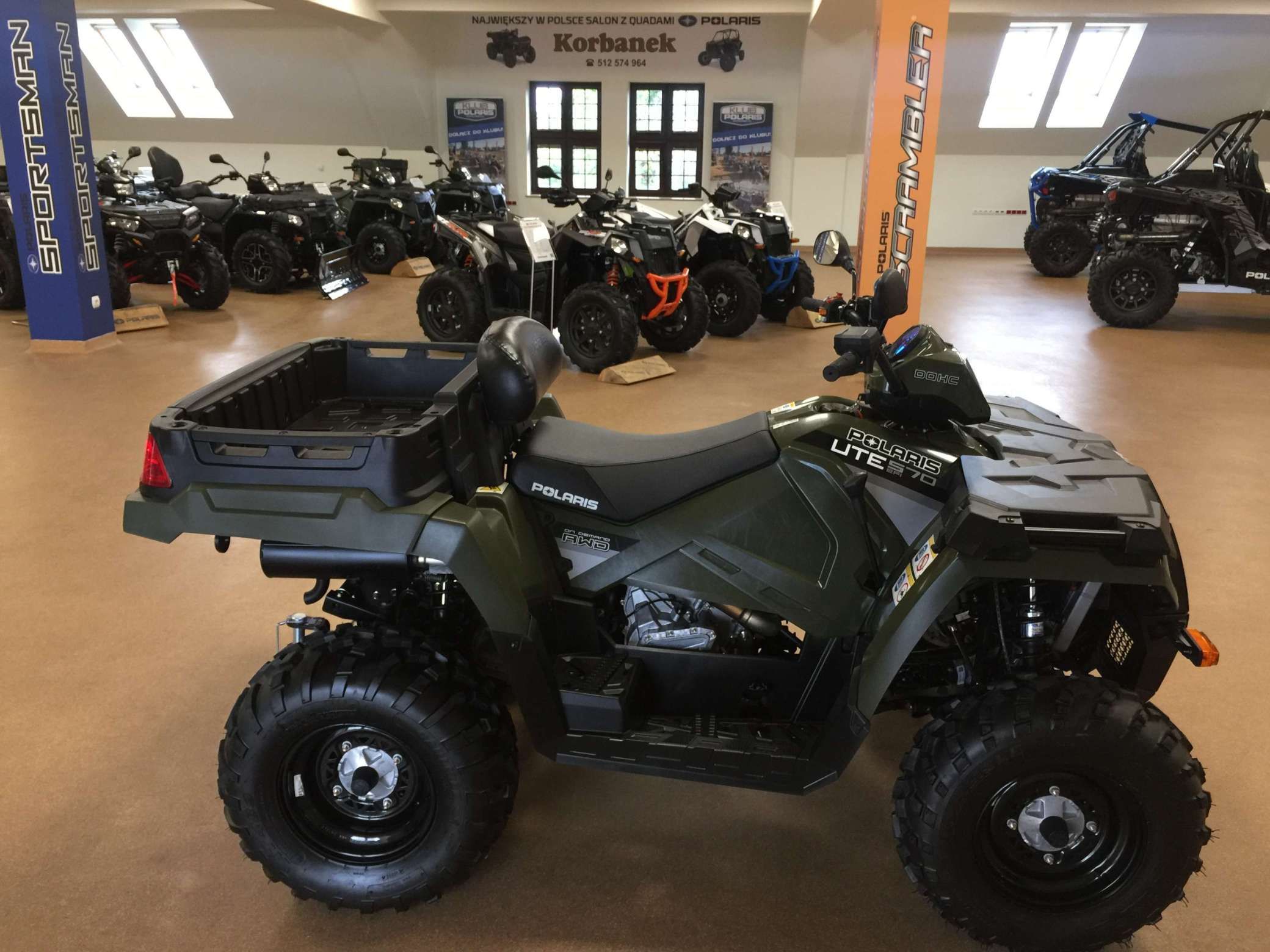 okazja ze strony korbanek.pl quad Polaris Sportsman 570 UTE moc 44 KM silnik ProStar 567 cm3 