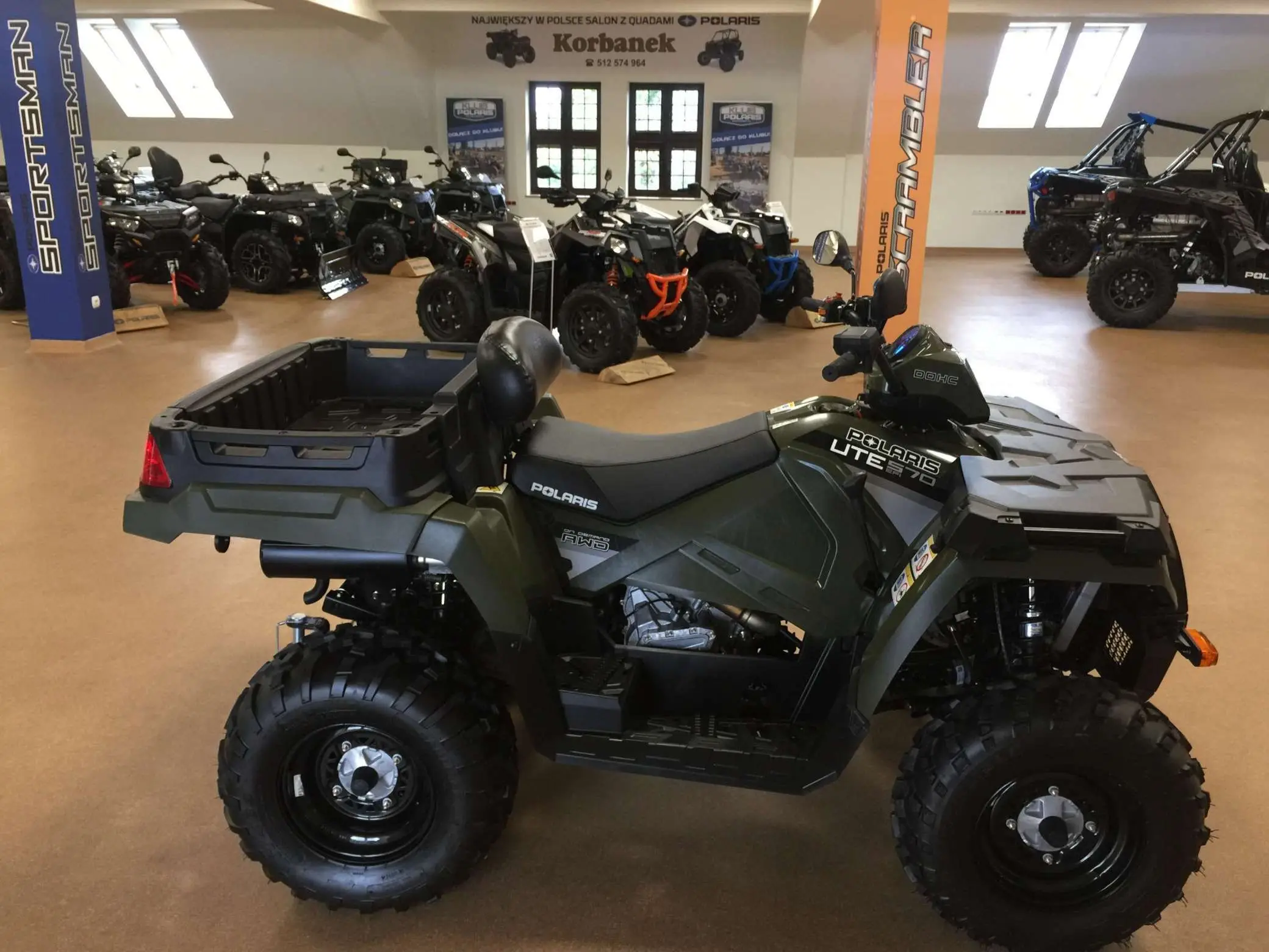 okazja ze strony korbanek.pl quad Polaris Sportsman 570 UTE moc 44 KM silnik ProStar 567 cm3 