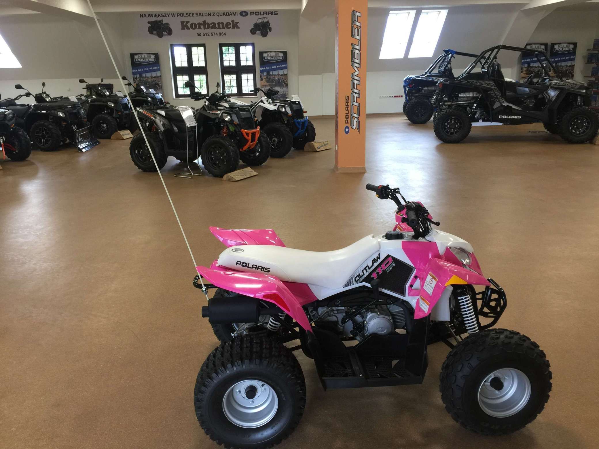 Quad Polaris Outlaw 110 z sd