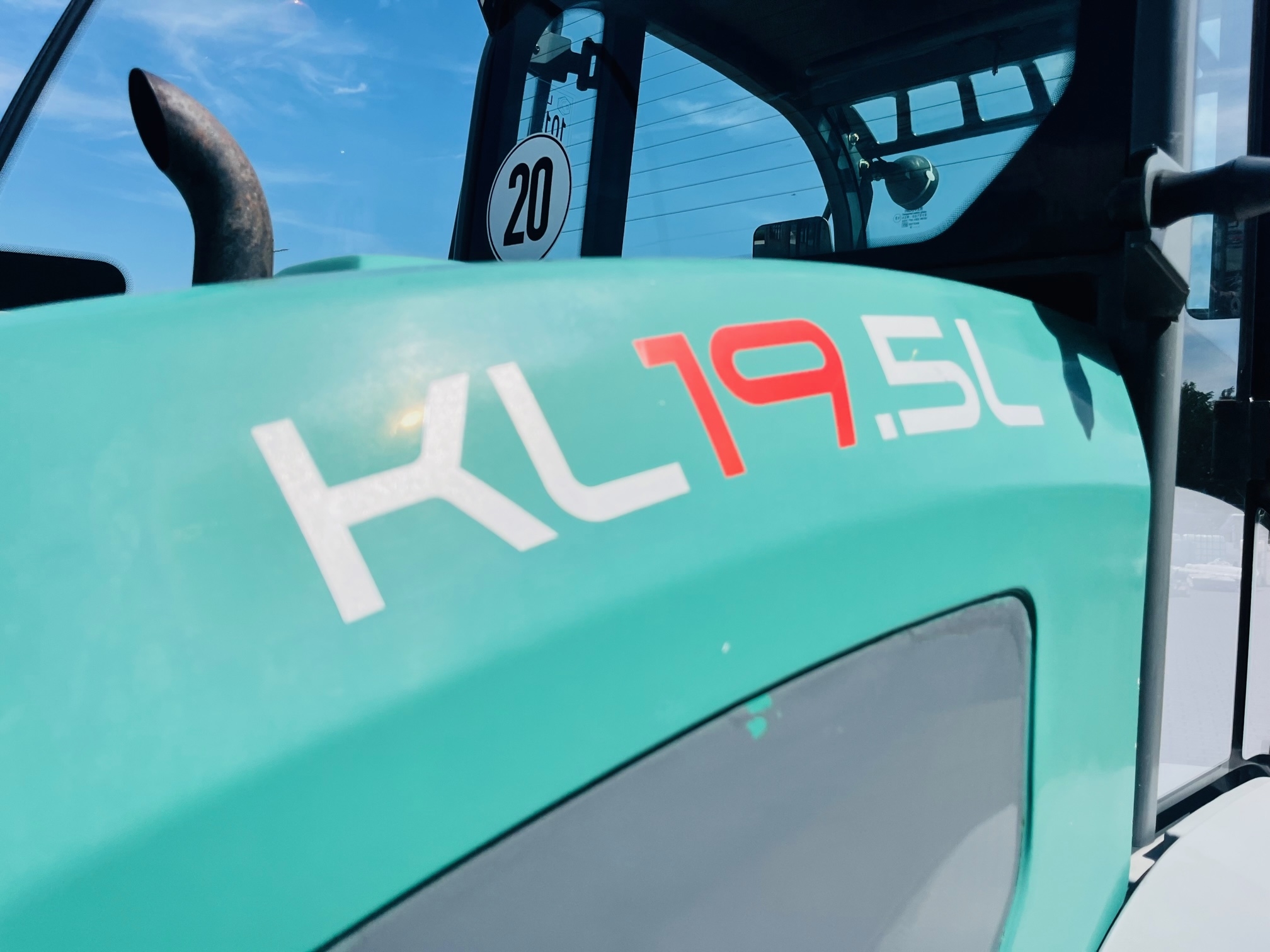 Ładowarka kołowa Kramer KL 19.5 L plac firma Korbanek