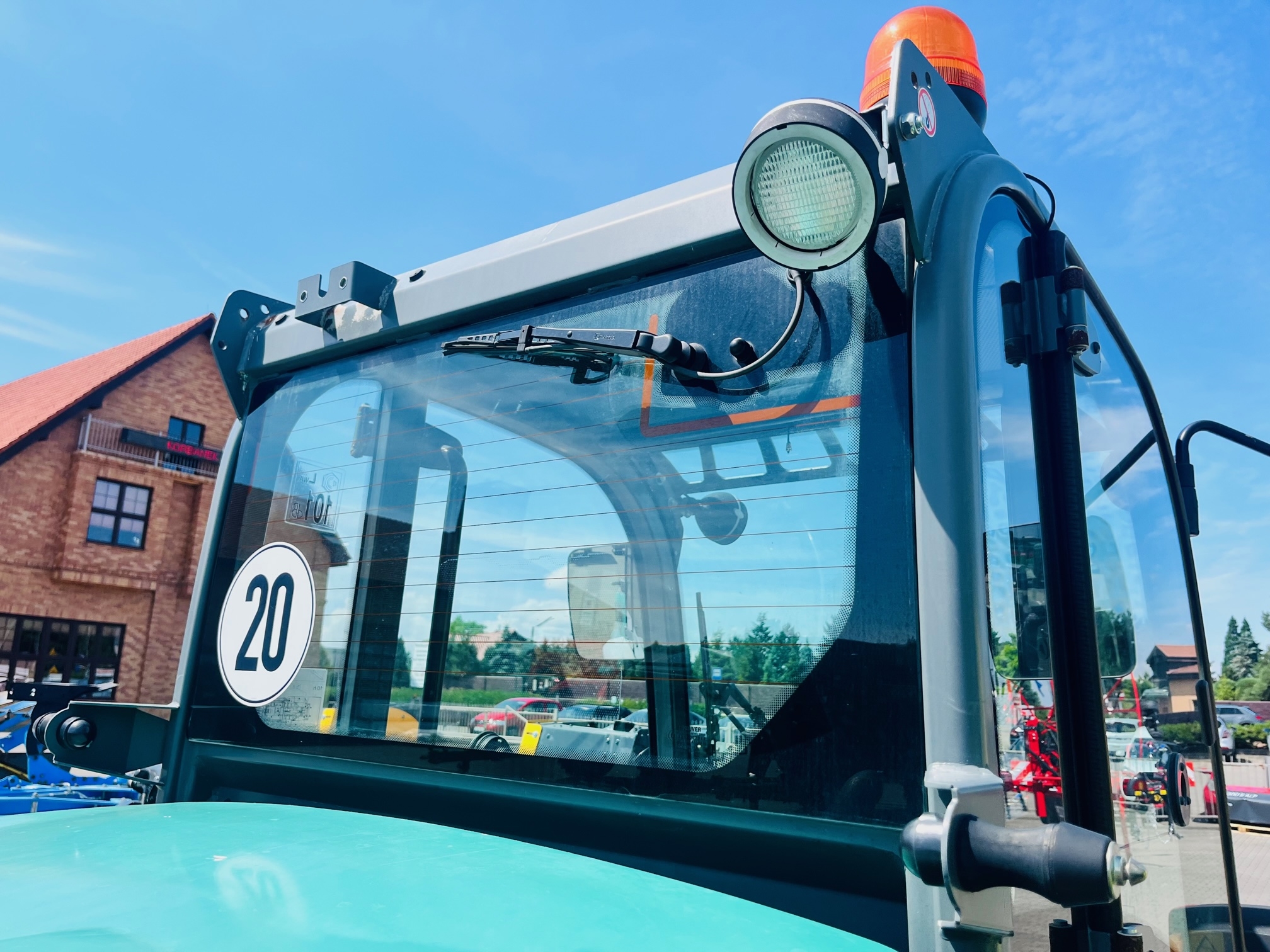 Ładowarka kołowa Kramer KL 19.5 L plac firma Korbanek