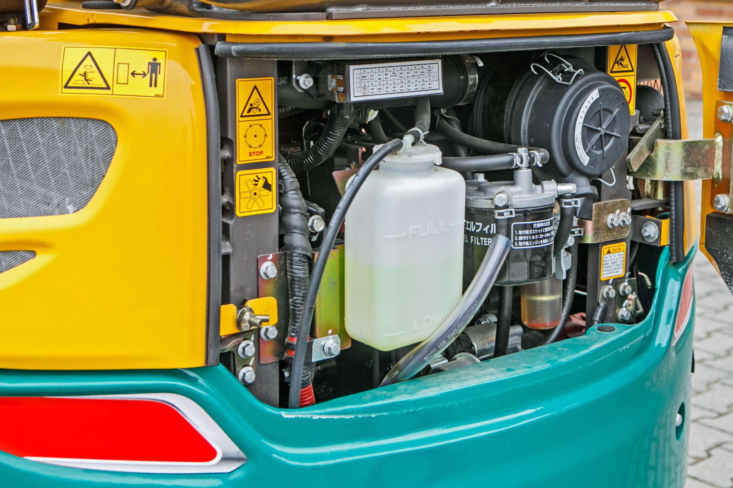 Mini koparka Lovol Korbanek, Nachi, Eaton, Yanmar silnik diesel